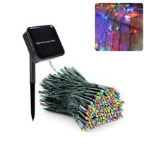 Solar String Fairy Light 8 Lighting Modes Waterproof Outdoor LED Garland Street Lamp Holiday Christmas Garden Decoration 5M 20LED spalvota