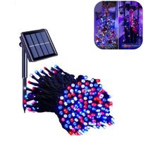 Solar String Fairy Light 8 Lighting Modes Waterproof Outdoor LED Garland Street Lamp Holiday Christmas Garden Decoration 5M 20LED blue