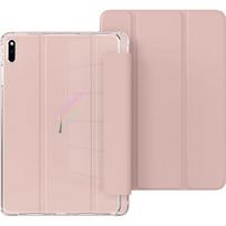 Akrilinis HD dėklas naujam Huawei MatePad Pro 12.2 Air 12 X SE 11 11.5S Air 11 PaperMatte Pro 11 su pieštuko laikikliu Funda Matepad Air 2025 12 rožinė