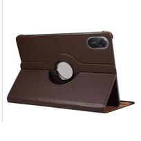 Skirta Redmi Pad 2 Pro 12.1 colio dėklas 360 besisukantis atlenkiamas stovas planšetės Funda Skirta POCO PAD 12.1“ Dėklas Dangtelis Xiaomi POCO PAD 12.1 ruda