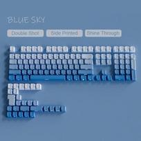 Xiaomi Cherry Profile Side Printed RGB Backlit Keycap 135 Key Gradient Purple Double Shot PBT Keycaps for Gateron MX Switches Keyboard gray