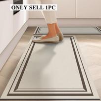 Kilimėlis virtuvei Sugeriantis vandenį Neslystantis grindų kilimėlis Ilgi diatomito molio kilimėliai Modernaus stiliaus namų dekoravimo kilimas Alfombras De Cocina 1pc 50x80cm gray