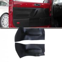 1 Pair Black Leather Car Inner Door Armrest Pad Change For VW Beetle 00 01 02 03 black