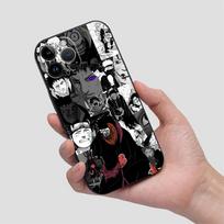 Minkštas galinis telefono dėklas, skirtas iPhone 13 Mini 17 16 Pro Max SE 17Air 12 14 X XS XR 7 8 11 15 Plus Uchiha Obito Anime iPhone 16 Pro Max