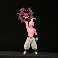 20cm Dragon Ball figure Anime cartoon Majin Buu doll toy ornament table ornament pink