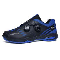 LEFUS 2026 Professional Tennis Shoes with Quick Lace Design Light Weight Badminton Sneakers Anti Slip Volleyball Sneakers 43 black