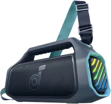 Nešiojama belaidė kolonėlė Soundcore Boom 2 Plus, 140 W, Bluetooth 6.0, IPX7, mėlynos spalvos