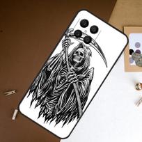 Death Grim Reaper Skull Phone Case For Honor 90 Lite 50 70 Magic 5 6 Pro 8X X6 X7 X8 X9 X8a X7a X6a X9b X9a Cover Honor X6 gray