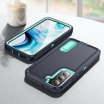 Protective Armor Case for Samsung Galaxy S26 Ultra S25 FE S24 Plus S23 S22 S25 A17 A56 A36 A16 A15 A14 A54 A13 A 5G A53 A04S Galaxy S26 tamsiai mėlyna spalva