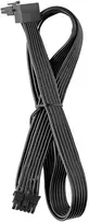„CableMod Basics Universelles 12V-2×6“ laidas, 90° jungtis, 16 kontaktų į 16 kontaktų – juodos spalvos, 60 cm, A variantas