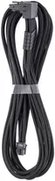 „CableMod C-Series Pro ModMesh 12V-2®“ 6 colių kabelis, 90° jungtis, skirtas „Corsair Type 5 RMx Shift“ maitinimo šaltiniams, anglies pluošto, 65 cm