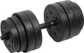 Bituminiai reguliuojamo svorio hanteliai 1x20kg REBEL ACTIVE