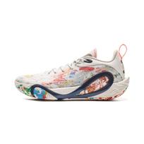 Li Ning DLO1 amortizuojantys žemi krepšinio bateliai vyriški, dramblio kaulo spalvos ABPV009-43 41 white