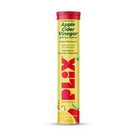 PLIX - THE PLANT FIX Apple Cider Vinegar Effervescent | With Mother ACV | Vitamin B6 & B12 | Pack of 1 (Lemon Masala), 15 Tablets | No Added Sugar