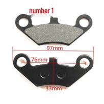 Elderly Mobility Scooter & Beach Buggy Brake Pads and Calipers for Electric Vehicles gray