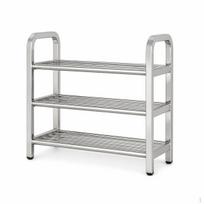 Nerūdijančio plieno batų lentyna Daugiasluoksnis laikymo organizatorius namams, bendrabučiui 3 pakopų/40 cm 3-Tier/60cm