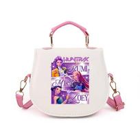 Vaikams Mergaitėms Kpop Rumi Zoey Mira Spausdintas Studentams Lengvas Crossbody Krepšys Atsitiktiniai PU Pečių Krepšiai 14.5*17cm