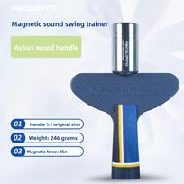 Table Tennis Strength Trainer Magnetic Control Sounding Arc Ball Training Straight Racket Horizontal Pull 304 Stainless Steel straight shot