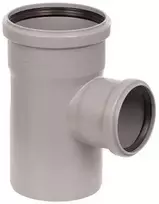 Vidaus kanalizacijos trišakis HTplus, Ø 110 / 75 mm, 87°