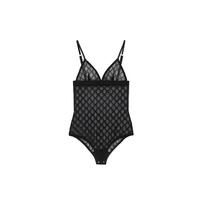 GUCCI SS20 One piece Swimsuit Women's Black 599604-XUAAW-1000 L black