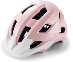 Rockbros LK-67 Youth Bike Helmet with Detachable Visor 54–58 cm - Rožinė