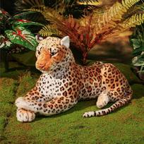 Simulation leopard doll plush toy leopard doll boy soothing doll birthday gift 65cm（0.32kg） leopardas