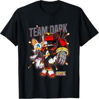 Sonic The Hedgehog Team Dark Omega Rouge & Shadow T-Shirt XL juoda