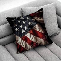 USA America New York Flag Passport Throw Pillow Case For 45x45cm 40x40cm 30x30cm 50x50cm 55x55cm Square Home Pillowcase Case 45cmx45cm black