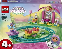 LEGO® Gabby lėlių namai Fėjų linksmieji kalneliai ir arbatos vakarėlis 11214