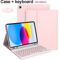 Dėklas iPad A16 11 colių A3355 A3356 A3354, Bluetooth klaviatūros dangtelis iPad 10-osios 10.9 colių A2696 A2757 A2777 A3162 iPad A16 10th 10.9in&Spanish