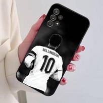 J-Jude F-Football Bellinghams Phone Case For Samsung S25,S24,S21,S22,S23,S30,Ultra,S20,Plus,Fe,Lite,Note,10,Black Cover Samsung S21fe gray