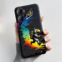 ZTE Nubia Neo 3 5G dėklas Z2464N Atsparus smūgiams TPU Silikoninis galinis dangtelis Nubia Neo3 minkštam telefono dėklui Drugelių Gėlės Fundas ZTE Z2464N black