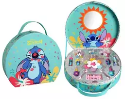 „Disney Air-Val Stitch“ apvalus makiažo dėklas