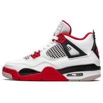 (GS) Air Jordan 4 Retro OG 'Fire Red' 2020 Kids' 408452-160 EU 35.5 white