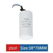 CBB60 Variklio paleidimo kondensatorius AC450V 3/4/5/6/8/9/10/12/14/15/16/18/20/25/30/40/45/50/60/70/80UF Skalbimo mašinai
