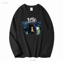 Vintage Y2k Eminem 8mile Movie Promo Tee L Rap Band T Shirt Wrap Emin Long Or Short Sleeves Vintage Washed Unisex Streetwear S black