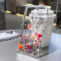 Cute Flower Clear Case For Samsung Galaxy A56 5G A57 A36 S26 S25 Ultra S24 FE S23 Case A37 A55 A54 A26 A07 A17 Shockproof Cover Galaxy A35 5G white