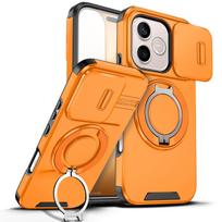 For Honor 600 Lite 5G Case Slide Lens Protection Armor Phone Cover For Honor600 Lite Honor600Lite Magnetic Ring Holder Fundas Honor 600 Lite gray