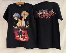 Vintage Neon Genesis Evangelion 90s Anime Manga Japan Y2K Size XL Shirt REPRINT Unisex T-Shirt L black