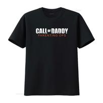 Gamer Dad Call Of Daddy Parenting Ops T Shirt Vintage Washed Streetwear Slightly Fashion Versatile Unisex Stylish Casual 4XL black