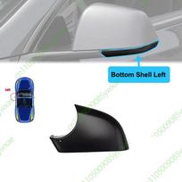 For Tesla Model Y 2019-2026 Juniper Side External Rearview Mirror Carbon Pattern Cover Lower Caps Bottom Shell Frame Replacement gray