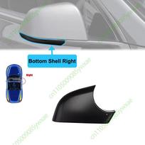 For Tesla Model Y 2019-2026 Juniper Side External Rearview Mirror Carbon Pattern Cover Lower Caps Bottom Shell Frame Replacement