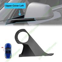 For Tesla Model Y 2019-2026 Juniper Side External Rearview Mirror Carbon Pattern Cover Lower Caps Bottom Shell Frame Replacement