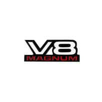 1pcs 3D V8 MAGNUM car emblems,decorative items.Suitable for decorating the rear side of cars,trucks, DSET and SUVs,waterproof balta