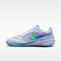 Nike Sabrina 4 krepšinio bateliai Unisex žemi šviesiai violetiniai/neono žali 45