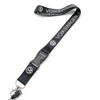 Volkswagen VW madingos kaklo juostelės, dirželiai raktams, mobiliesiems telefonams, darbo pažymėjimams pakabinti VW Volkswagen Golf Polo Passat Touran Jetta f52 priedai gray