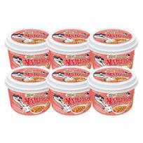 Samyang Buldak Rose Plokšti Stikliniai Makaronai Kreminiai Aštrūs Kramtomi Korėjietiški Patiekalai 169.4g x 6 Puodeliai beige