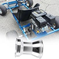 3 skylės flanšas Go-kart ratlankis 11x6.00-5 padangos dydis Metalinio lydinio ratlankis Kartingo lenktynėms gray