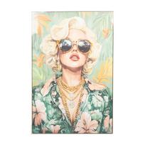Paveikslas su rėmu „FAMOUS“, 82,5 × 122,5 cm, „Marilyn“