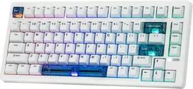 EPOMAKER žaidimų klaviatūra laidinė 75% Hall efektas 8000 Hz RGB HE80
